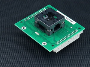 AP1 QFN40-1.02 ZIF R5F-1 (71-7501). Specialized programming module with open ZIF socket.