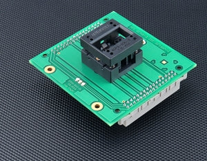 AP1 QFN8-3a ZIF SFlash-1  (71-2395A). Specialized programming module with open ZIF socket.