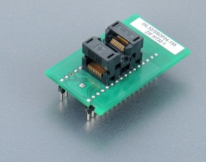 DIL32/SSOP24-155 ZIF HT32-1 (70-7401). Specialized programming adapter with open ZIF socket.