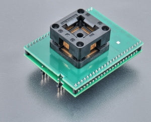DIL48/QFP52-1.03 ZIF R5F-2 (70-7057). Specialized programming adapter with open ZIF socket.