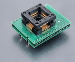DIL48/QFP100 ZIF PLD-24 (70-5477). Specialized programming adapter with open ZIF socket.
