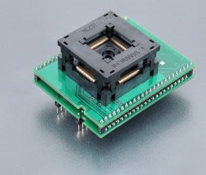 DIL48/QFP128-1.01 ZIF ARM-1 (70-6307). Specialized programming adapter with open ZIF socket.