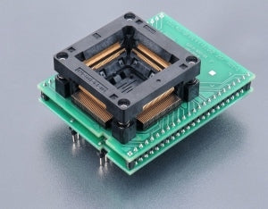 DIL48/QFP144-1.02 ZIF RM-1 (70-5213). Specialized programming adapter with open ZIF socket.