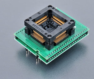DIL48/QFP144 ZIF PLD-8 (70-0896). Specialized programming adapter with open ZIF socket.