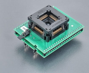 DIL48/QFP64-4.04 ZIF M38-1 (70-6848). Specialized programming adapter with open ZIF socket.