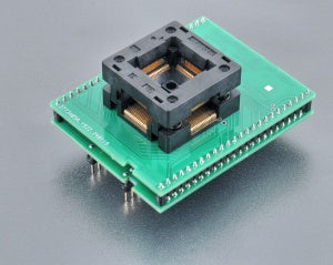 DIL48/QFP80-1.02 ZIF UCD-2 (70-6846). Specialized programming adapter with open ZIF socket.