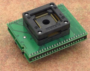 DIL48/QFP80-2 ZIF NEC-1 (70-0857). Specialized programming adapter with open ZIF socket.