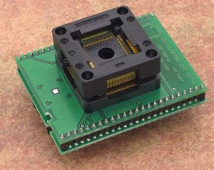 DIL48/QFP80 ZIF ST7-1 - Device specific adapter for ST72F521M9T6 ...