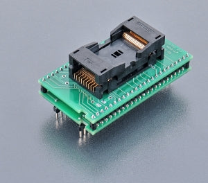 DIL48/TSOP56 ZIF 18.4mm NOR-17 (70-3694). Specialized programming adapter with open ZIF socket.
